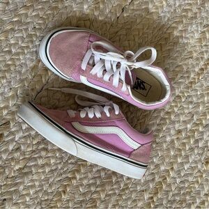 Girls Vans Pink Sneakers